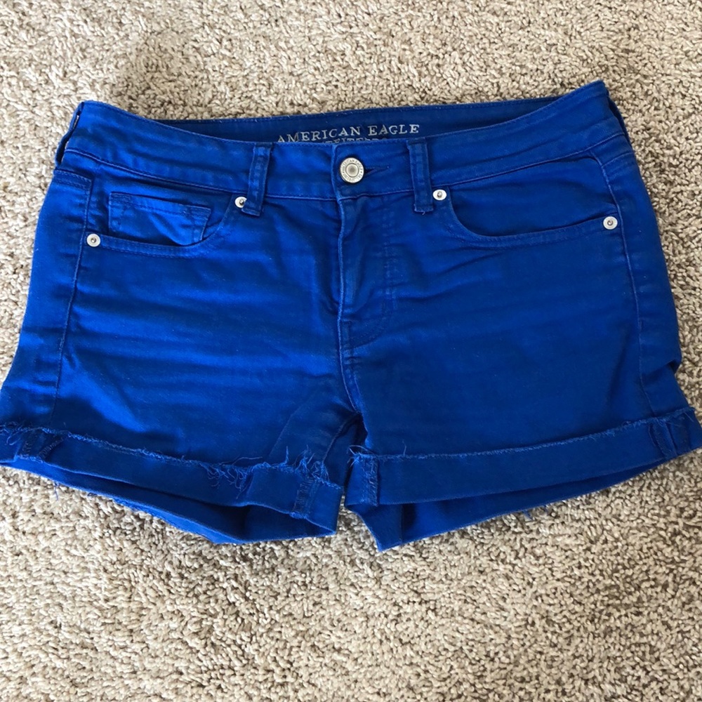 Royal blue shorts
